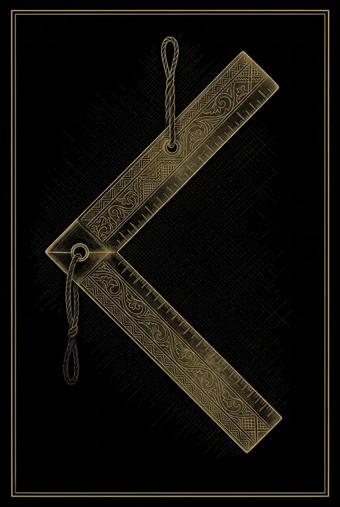 Оберег «Плотницкий угольник (подвеска)»